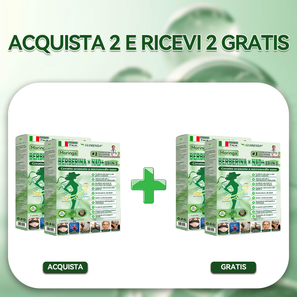 𝐆𝐋𝐎𝐑𝐄𝐍𝐃𝐀® 𝐌𝐨𝐫𝐢𝐧𝐠𝐚 · 𝐁𝐞𝐫𝐛𝐞𝐫𝐢𝐧𝐞 × 𝐍𝐀𝐃+ 𝟏𝟎-𝐢𝐧-𝟏 𝐂𝐞𝐫𝐨𝐭𝐭𝐨 𝐀𝐯𝐚𝐧𝐳𝐚𝐭𝐨 𝐍𝐚𝐧𝐨 𝐌𝐢𝐜𝐫𝐨𝐧𝐞𝐞𝐝𝐥𝐞 (𝐒𝐨𝐥𝐨 𝐮𝐧𝐚 𝐯𝐨𝐥𝐭𝐚 𝐚𝐥 𝐠𝐢𝐨𝐫𝐧𝐨, 𝐜𝐚𝐦𝐛𝐢𝐚𝐦𝐞𝐧𝐭𝐢 𝐯𝐢𝐬𝐢𝐛𝐢𝐥𝐢 𝐢𝐧 𝟕 𝐠𝐢𝐨𝐫𝐧𝐢) 𝐏𝐞𝐫 𝐨𝐛𝐞𝐬𝐢𝐭à, 𝐩𝐞𝐥𝐥𝐞 𝐫𝐢𝐥𝐚𝐬𝐬𝐚𝐭𝐚, 𝐝𝐢𝐚𝐛𝐞𝐭𝐞, 𝐚𝐩𝐧𝐞𝐚 𝐧𝐨𝐭𝐭𝐮𝐫𝐧𝐚, 𝐩𝐫𝐨𝐛𝐥𝐞𝐦𝐢 𝐚𝐫𝐭𝐢𝐜𝐨𝐥𝐚𝐫𝐢 𝐞 𝐦𝐨𝐥𝐭𝐨 𝐚𝐥𝐭𝐫𝐨