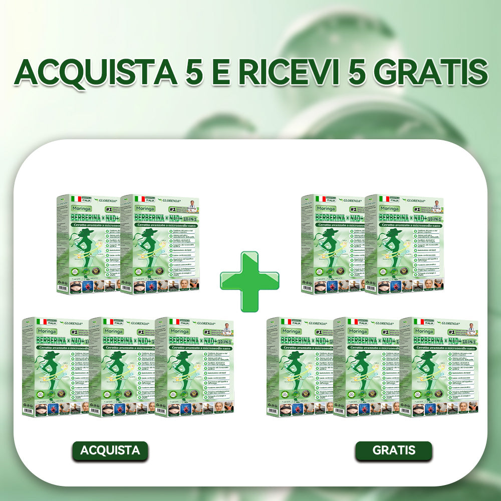 𝐆𝐋𝐎𝐑𝐄𝐍𝐃𝐀® 𝐌𝐨𝐫𝐢𝐧𝐠𝐚 · 𝐁𝐞𝐫𝐛𝐞𝐫𝐢𝐧𝐞 × 𝐍𝐀𝐃+ 𝟏𝟎-𝐢𝐧-𝟏 𝐂𝐞𝐫𝐨𝐭𝐭𝐨 𝐀𝐯𝐚𝐧𝐳𝐚𝐭𝐨 𝐍𝐚𝐧𝐨 𝐌𝐢𝐜𝐫𝐨𝐧𝐞𝐞𝐝𝐥𝐞 (𝐒𝐨𝐥𝐨 𝐮𝐧𝐚 𝐯𝐨𝐥𝐭𝐚 𝐚𝐥 𝐠𝐢𝐨𝐫𝐧𝐨, 𝐜𝐚𝐦𝐛𝐢𝐚𝐦𝐞𝐧𝐭𝐢 𝐯𝐢𝐬𝐢𝐛𝐢𝐥𝐢 𝐢𝐧 𝟕 𝐠𝐢𝐨𝐫𝐧𝐢) 𝐏𝐞𝐫 𝐨𝐛𝐞𝐬𝐢𝐭à, 𝐩𝐞𝐥𝐥𝐞 𝐫𝐢𝐥𝐚𝐬𝐬𝐚𝐭𝐚, 𝐝𝐢𝐚𝐛𝐞𝐭𝐞, 𝐚𝐩𝐧𝐞𝐚 𝐧𝐨𝐭𝐭𝐮𝐫𝐧𝐚, 𝐩𝐫𝐨𝐛𝐥𝐞𝐦𝐢 𝐚𝐫𝐭𝐢𝐜𝐨𝐥𝐚𝐫𝐢 𝐞 𝐦𝐨𝐥𝐭𝐨 𝐚𝐥𝐭𝐫𝐨