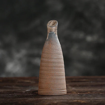 Handmade Classic Brown Table Vase Set